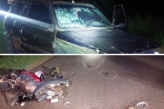 Accidentes fatales: motociclista murió en choque frontal y un peatón tras ser atropellado