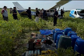 Avioneta en campo entrerriano: detectaron rastros de droga y descubrieron que es originaria de Bolivia