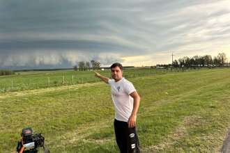 El cazatormentas que le salió al cruce a una “supercelda” sobre un afluente del río Uruguay y pagó las consecuencias