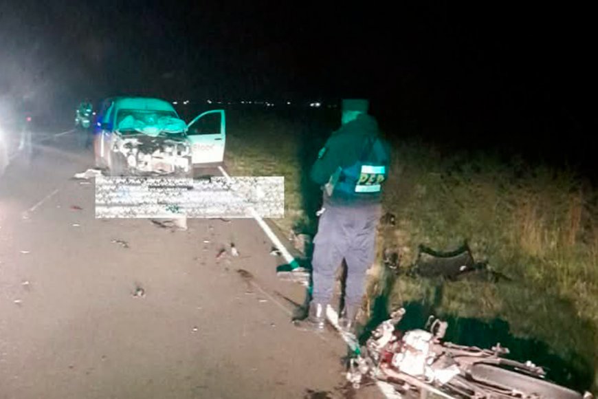 El accidente ocurrió alrededor de las 19.