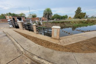 Tras una inversión de más de $22 millones, finalizaron la obra en la desembocadura del arroyo Concordia