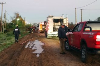 Un bombero perdió la vida tras sufrir un incendio en su vivienda
