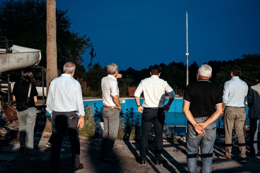 Frigerio recorrió el hotel a recuperar, en el lago