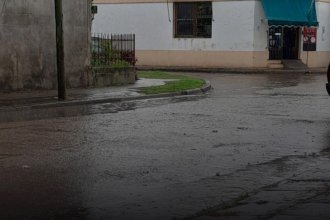 Lluvias de hasta 140 milímetros en el sur entrerriano causaron anegamientos en calles