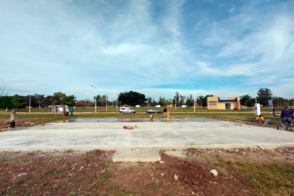 “En 30 a 35 días, estaríamos en condiciones de habilitar” la primera cancha de básquet 3x3 de Concordia