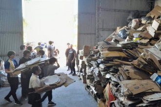 Récord para la promo ‘25: en su desafío de “reciclatón”, juntaron más de 30 mil kilos de materiales