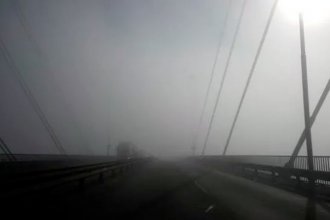 Por niebla, está cortado el tránsito en el puente Zárate – Brazo Largo