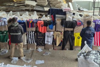 Rayos X detectaron más de 75 mil prendas falsificadas que pretendían cruzar la frontera de manera oculta