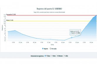 De ordinaria a extraordinaria. La crecida del Uruguay, complicada por las lluvias del 29 en Brasil, Misiones y Corrientes