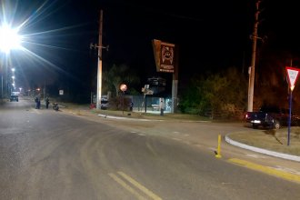 Joven motociclista sufrió una lesión grave y fue hospitalizado en el “Masvernat”