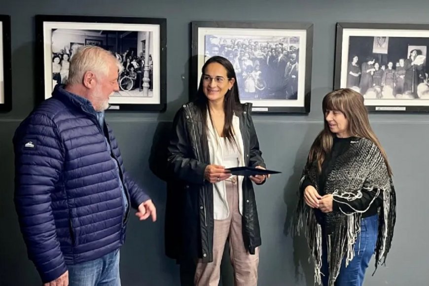 José Allende, Flavia Maidana y Carina Domínguez.