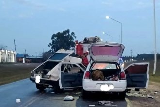5 personas resultaron heridas tras un choque en el acceso a una ciudad entrerriana