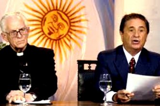 Duhalde despidió a Karlic, recordó su trabajo durante los años de crisis y dijo que “tendió puentes a través del diálogo”
