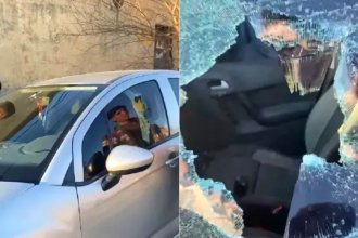 Violencia en el fútbol: rompieron el auto de un jugador al término de un partido
