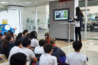 Haimovich lanzó concurso de dibujo Toyota Dream Car con una jornada educativa y artística para los más chicos