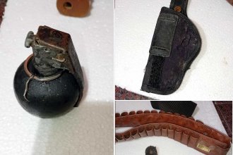 Amenazó a su expareja, lo allanaron, le encontraron una granada y terminó preso