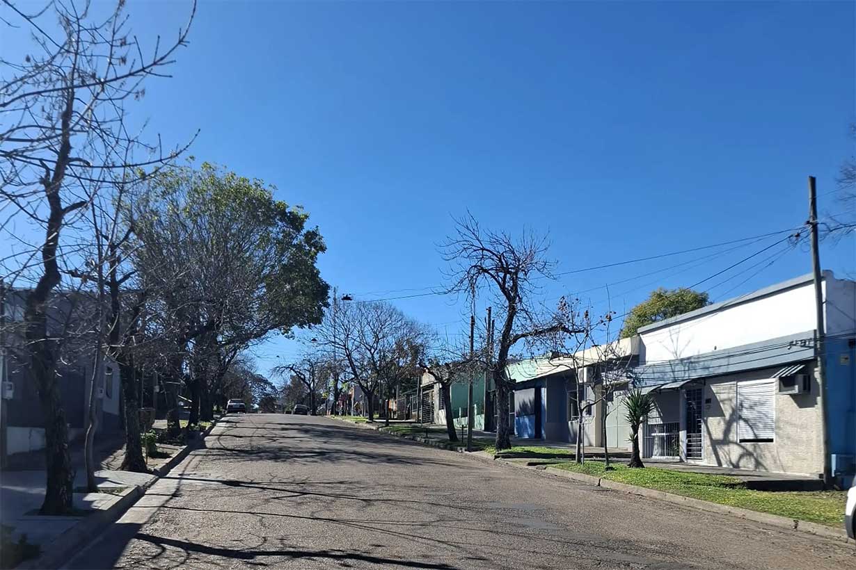 Barrio El Palomar, en Salto, Uruguay