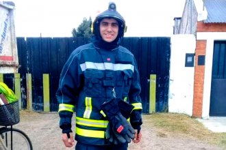 Bombero salvó la vida de una bebé durante los festejos del día del niño