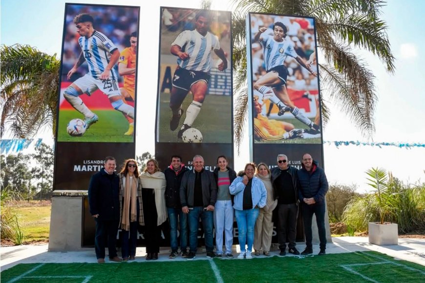 Las gigantografías, en el acceso a Gualeguay.