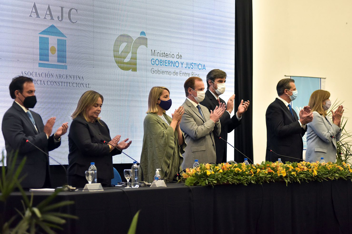 Maraniello junto a Medina, en Entre Ríos en 2021.