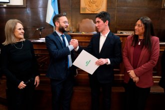 Reconocieron a Bautista Müller Williman: “La juventud es protagonista en la construcción del pensamiento crítico”