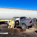Camioneta chocó contra un tren y hay 3 personas fallecidas