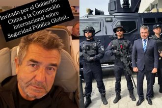 Cuarto viaje de Roncaglia a China desde que es ministro. Participará de la “Conferencia Mundial de Seguridad Pública”