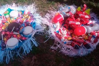 Preocupación entre vecinos de Concordia por el hallazgo de una ofrenda ritual con juguetes y golosinas para niños