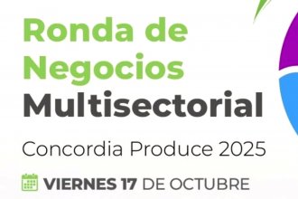 Invitan a inscribirse para participar de la Ronda de Negocios de la Expo Concordia Produce