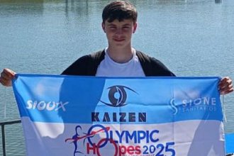 Joven concordiense representó al país en un evento de canotaje internacional en República Checa