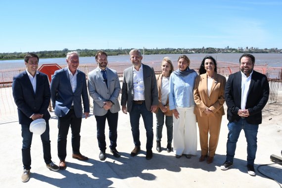 Reactivan los trabajos para finalizar la nueva planta potabilizadora de agua en Concordia