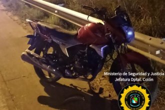 Joven motociclista sufrió lesiones de gravedad tras accidentarse con su moto
