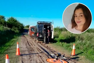 Con drones y más de 120 policías rastrillan campos aledaños al lugar donde encontraron abandonado el auto de Daiana