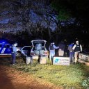 Infraganti. Descargaban cigarrillos paraguayos para pasarlos al Uruguay, pero llegó Prefectura. Dos detenidos