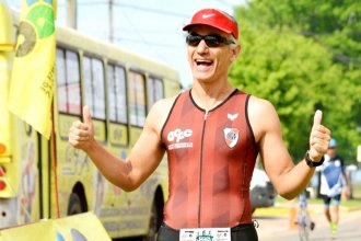 Concordiense estableció un récord al disputar su duatlón número 200