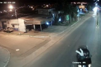 Narco embistió a una motociclista, que debió ser hospitalizada