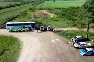 Con un intenso operativo, la Policía busca por tierra y aire al chofer que transportó a Pablo Laurta