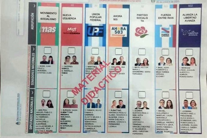 Sin sobres y con dos cabinas de votación simultáneas. Las novedades del nuevo sistema en Entre Ríos
