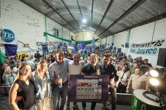 En campaña. Frigerio reunió a militantes en Gualeguaychú y llamó a “defender el cambio”