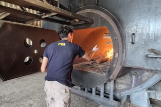 Las fuerzas de seguridad quemaron más de 240 kilos de droga
