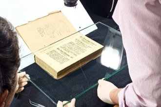 Tesoro del siglo XVI. Llega a Entre Ríos un libro impreso en 1580: del plomo tipográfico a los píxeles digitales