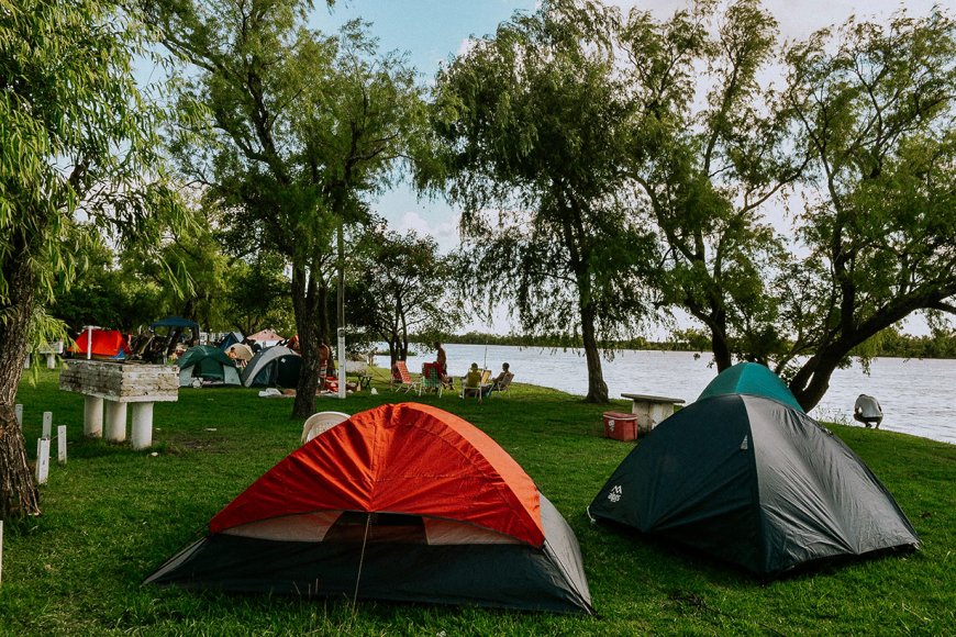 El camping de Valle María. El camping de Valle María.