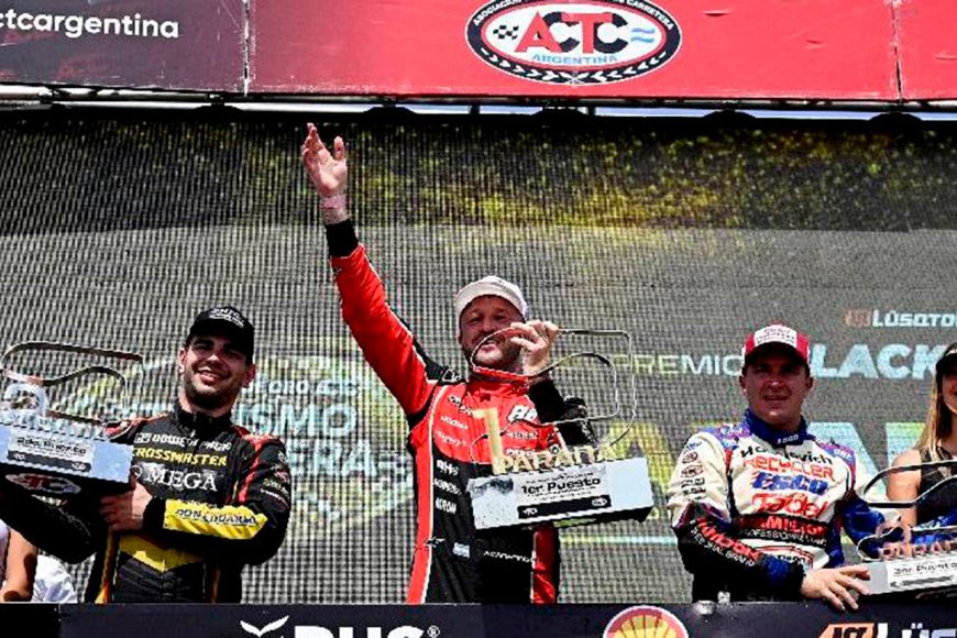 Canapino, Martínez y Werner, en Paraná.