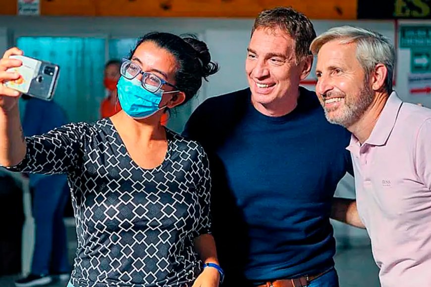 Santilli y Frigerio cuando eran candidatos en 2021