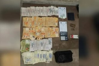 En una casa abandonada, encontraron más de $3 millones, droga y cartuchos