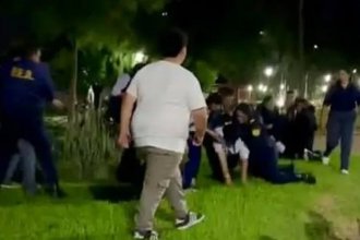 Joven golpeó a mujer policía a la salida de un baile