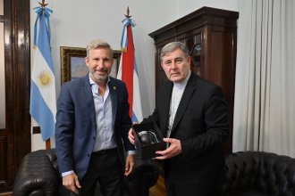 Frigerio recibió al nuevo arzobispo de Paraná. Hablaron de la importancia de “estar cerca y trabajar juntos”
