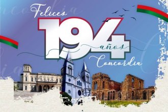 Concordia celebra 194 años entre historia, actos oficiales y un emotivo video homenaje