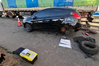 Durante un control sobre la RN14, incautaron más de 14 kilos de cocaína ocultos en un auto