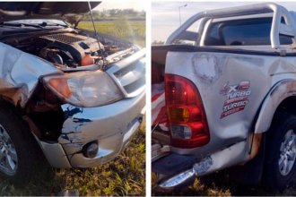 En suelo entrerriano y sobre la autovía de la RN14, volcaron cuando iban de Misiones a Luján
